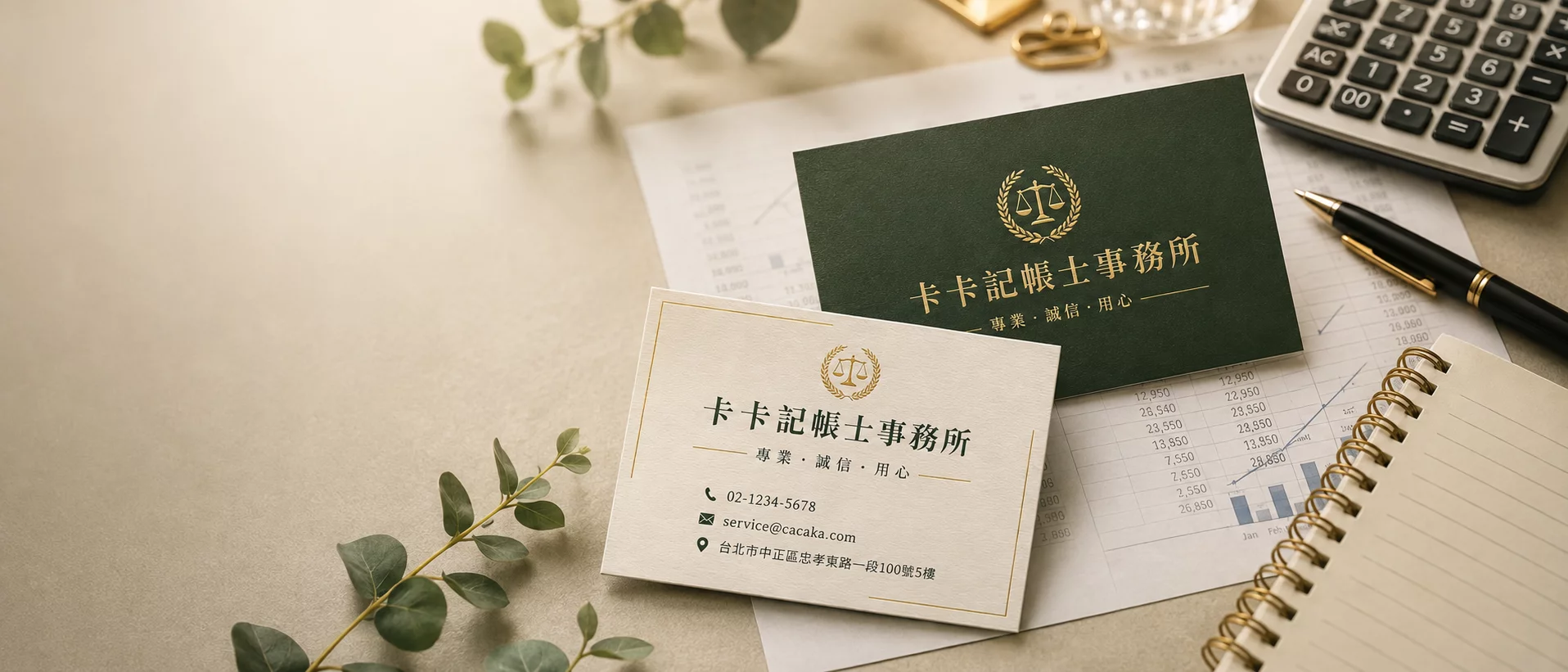 記帳士名片怎麼做？ 老闆把帳交給你之後，往往就是好多年的往來