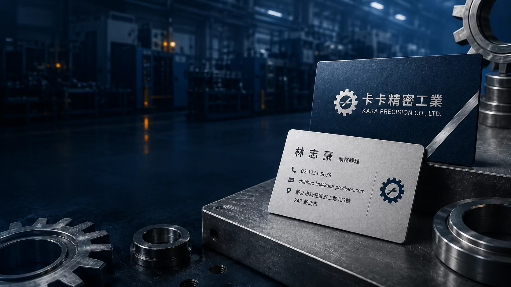 LINE可以加，但名片不能少！ 製造加工業做生意，門面還是要顧