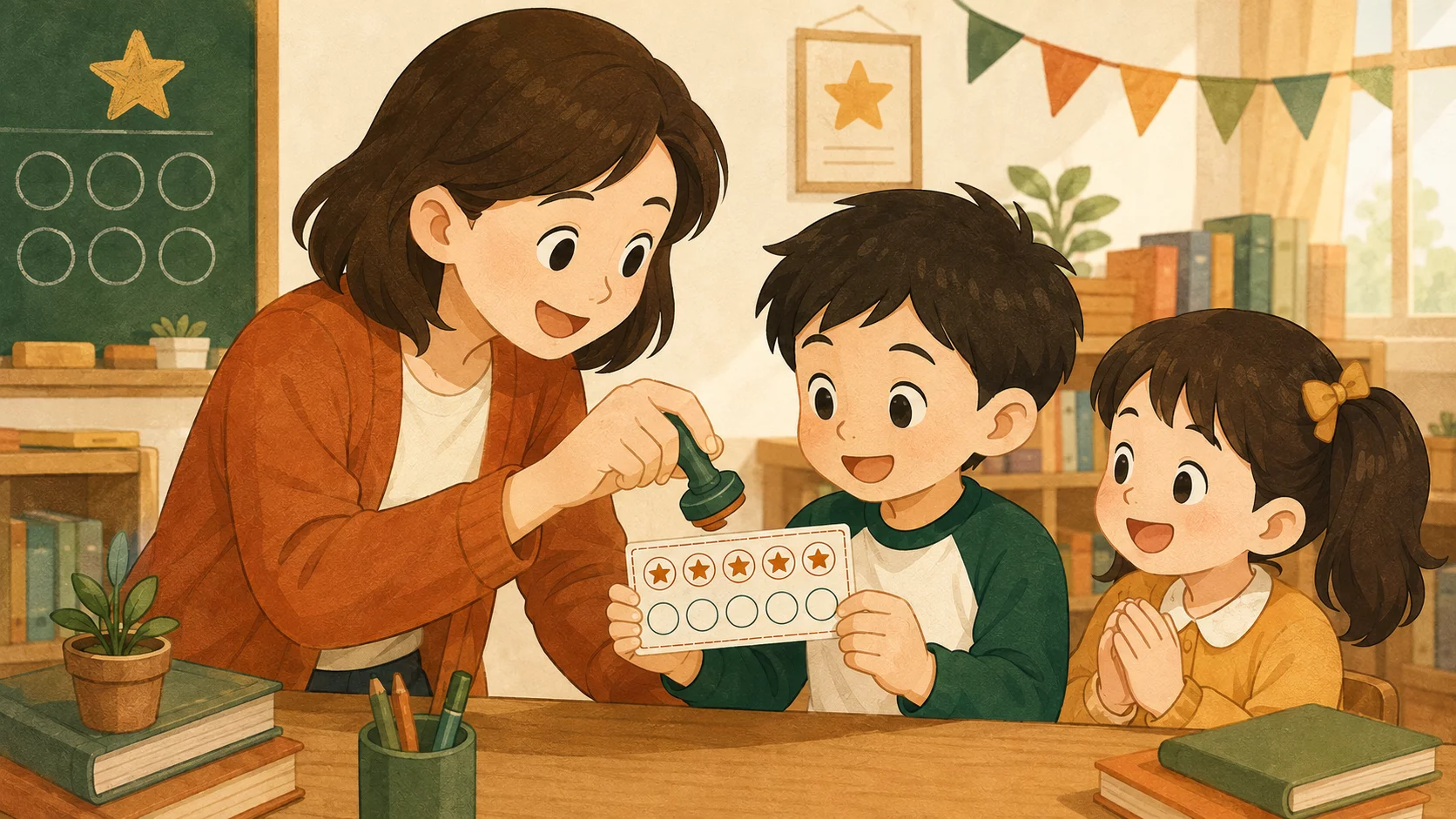 老師說一百次「要乖一點」，不如一張集點卡：班級獎勵制度怎麼設計才有效？