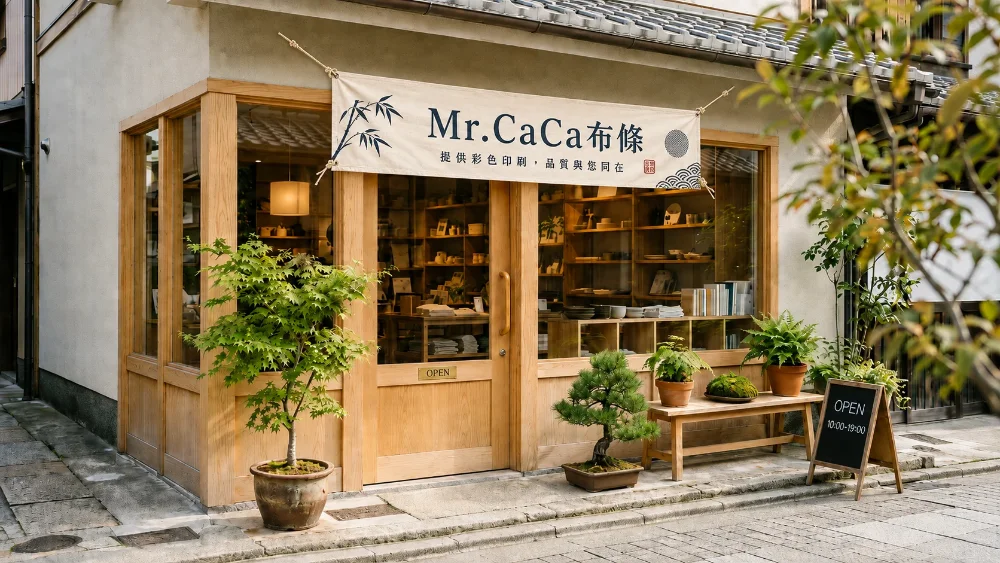線上文字排版廣告布條