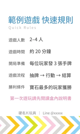 桌遊快速規則說明貼(直)